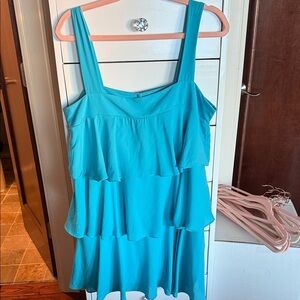 Pink Lily Turquoise Sleeveless Dress